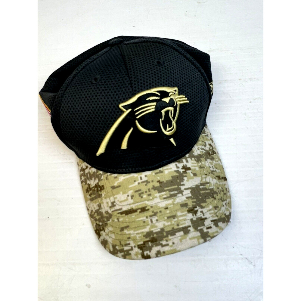 Carolna Panthers NFL Camoflag Cap New Era Men Sm-Med American Flag Stretch Hat